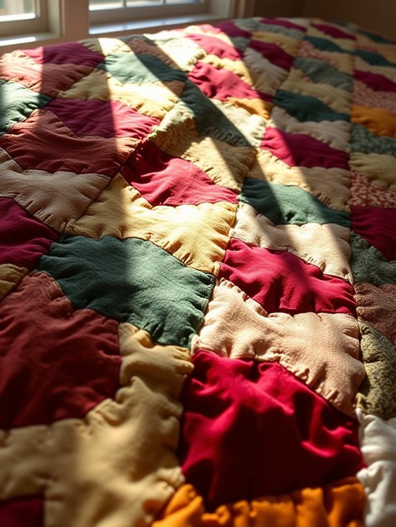 cozy country style quilt design