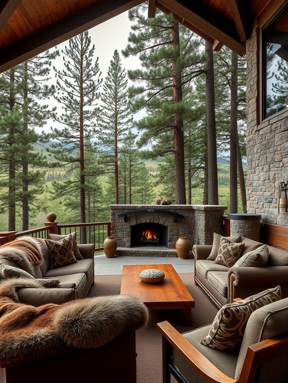 cozy cushioned patio furniture