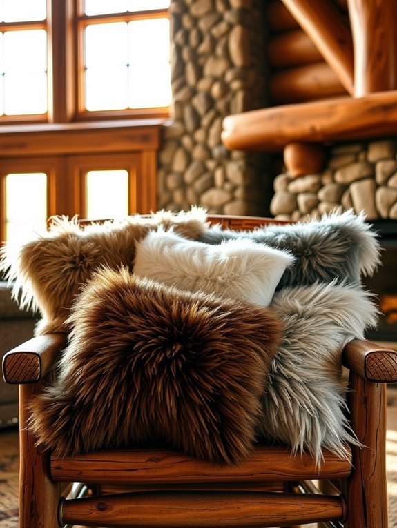cozy decorative faux fur