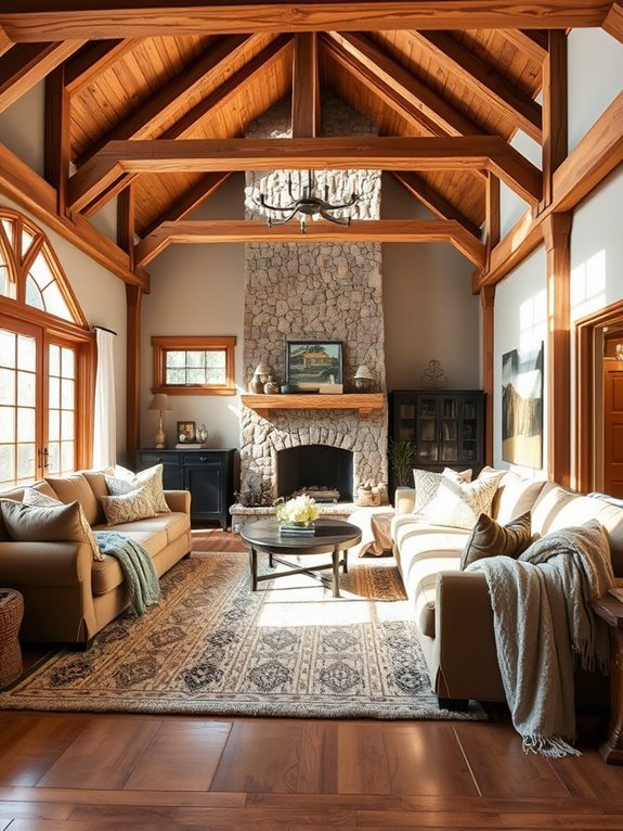 cozy fabrics and carpets