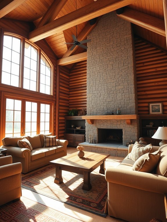 cozy family gathering spaces