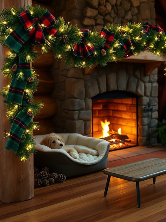 cozy flannel pet decoration