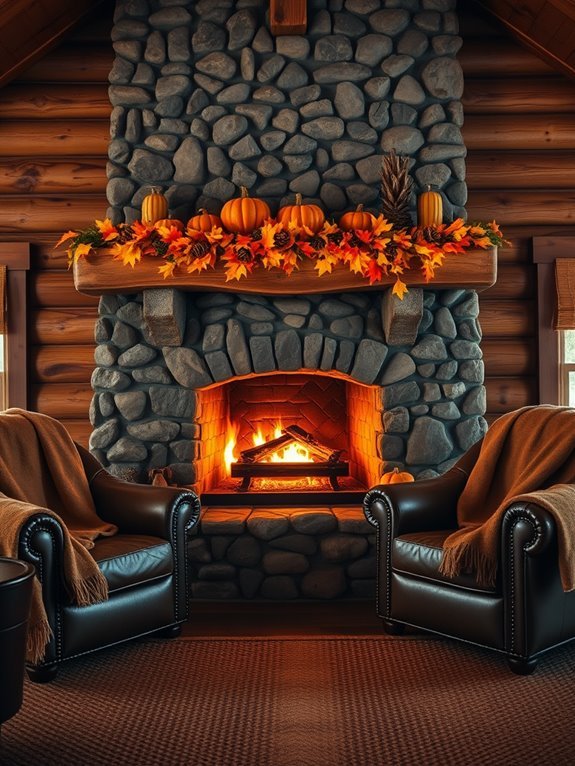 cozy hearth ambiance design