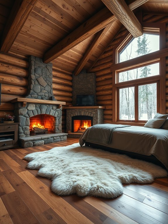 cozy hearth centerpiece ambiance