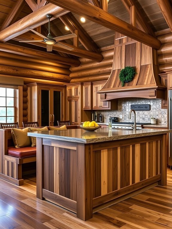 cozy integrated furniture option