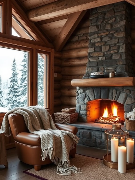 cozy inviting hearth ambiance