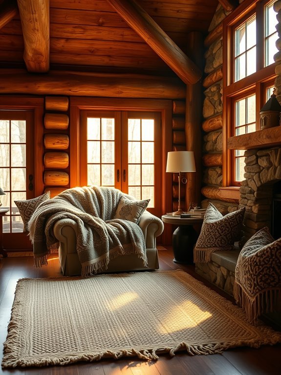 cozy inviting textile materials