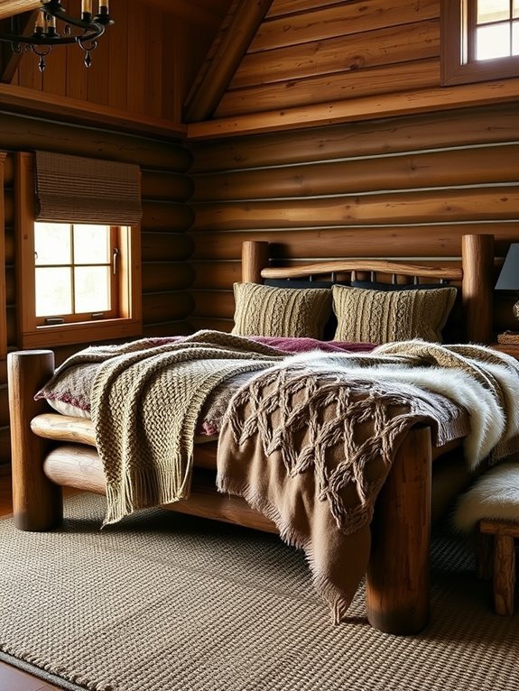 cozy layered throw blankets