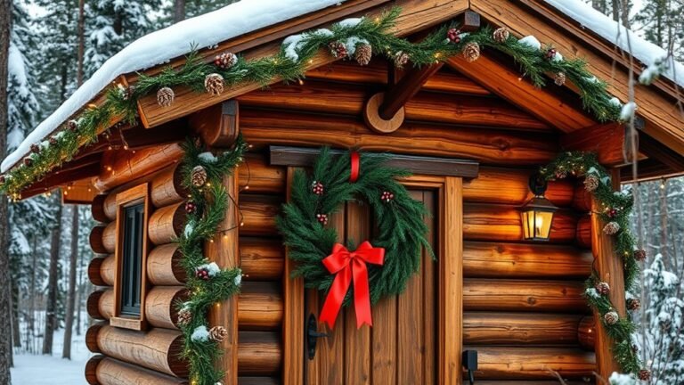 cozy log cabin decor