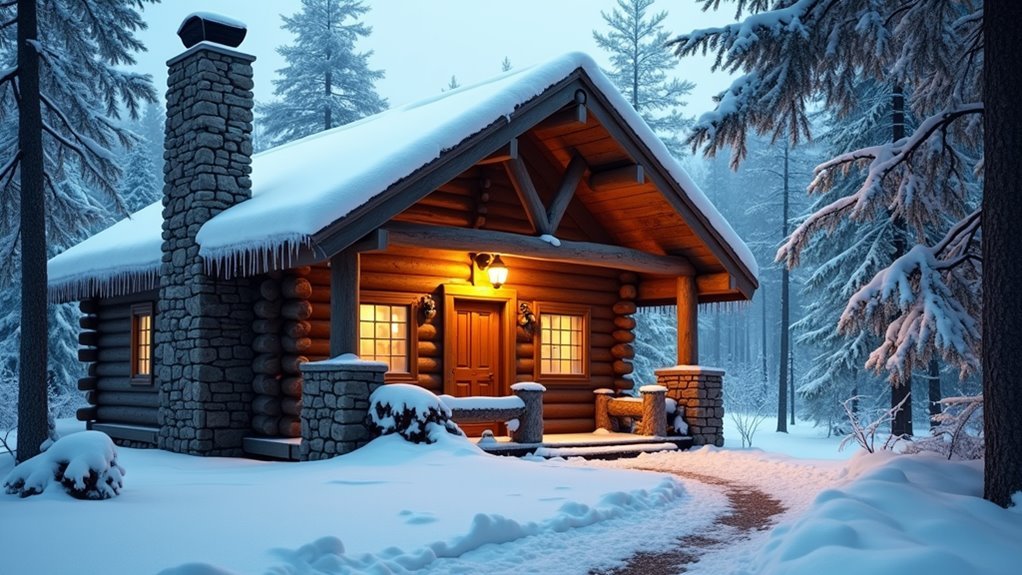 cozy log cabin homes