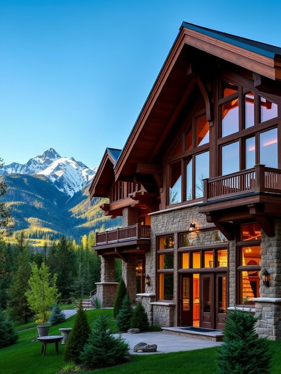 cozy mountain retreat escape