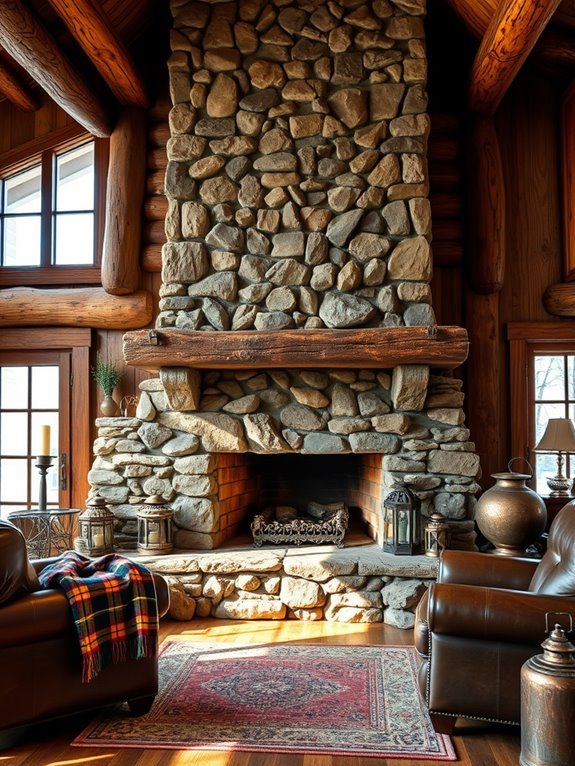 cozy natural stone warmth