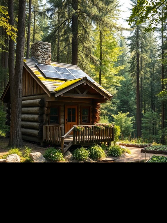 cozy natural wood retreats