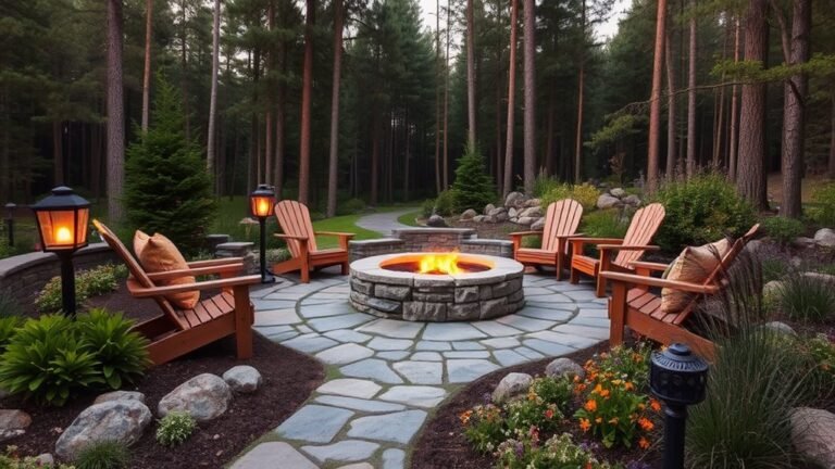 cozy outdoor gathering spaces