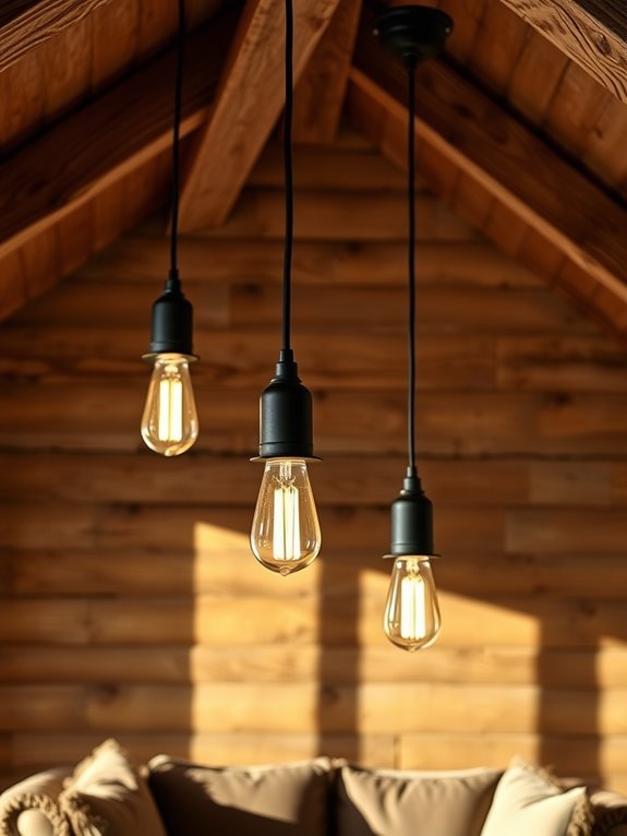 cozy pendant lighting atmosphere