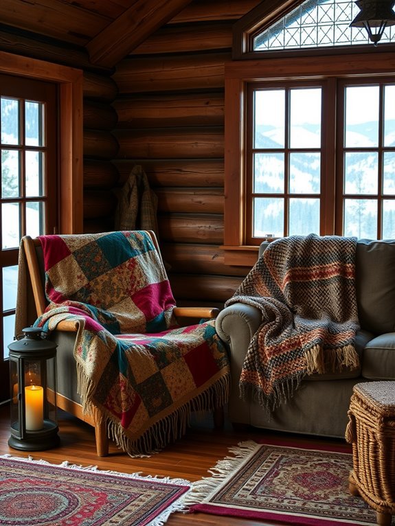 cozy quilted blankets collection