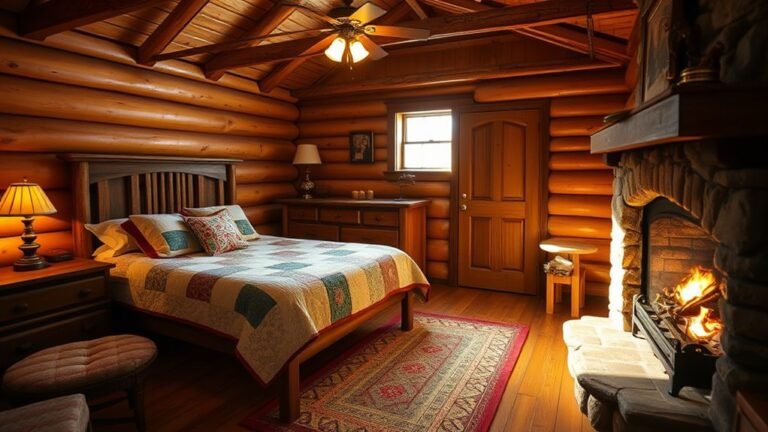 cozy rustic cabin bedrooms