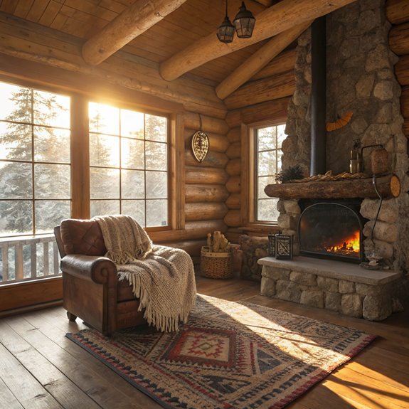 cozy rustic cabin designs