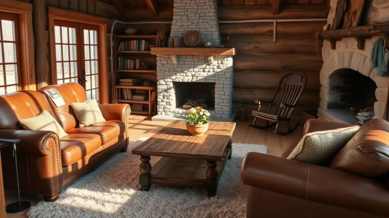 cozy rustic cabin furniture