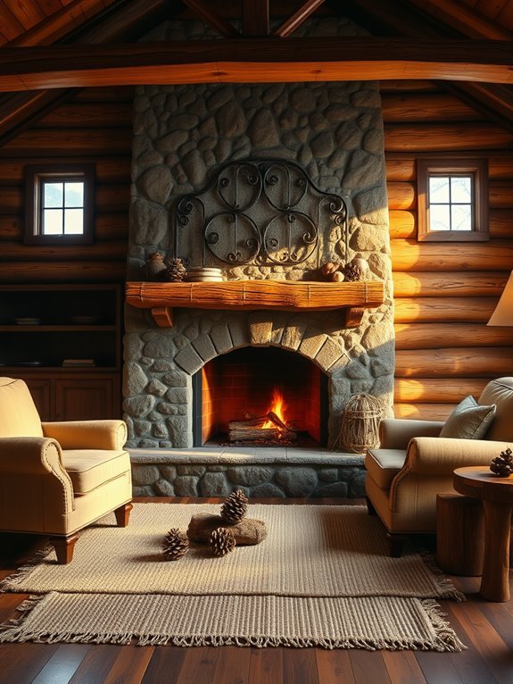 cozy rustic home warmth