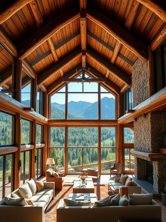 cozy rustic mountain retreat