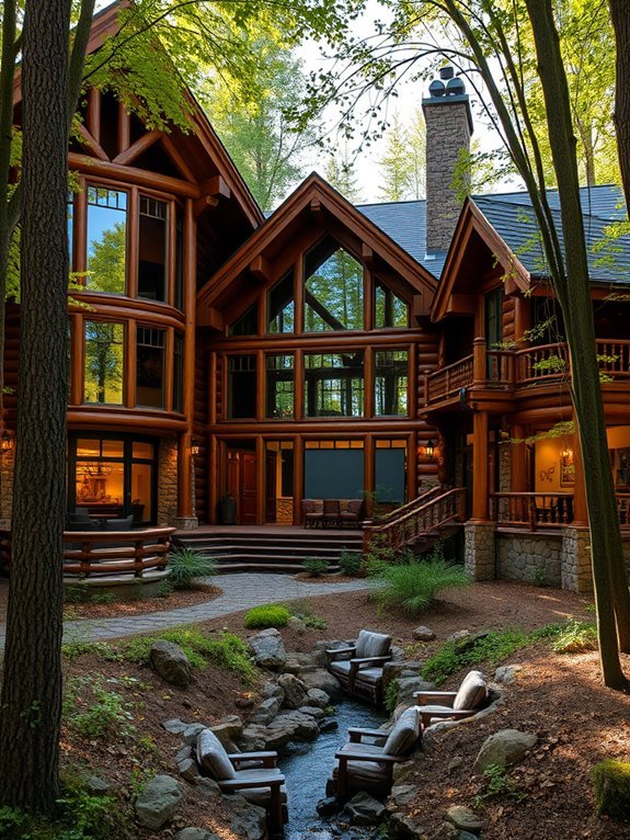 cozy rustic nature retreat