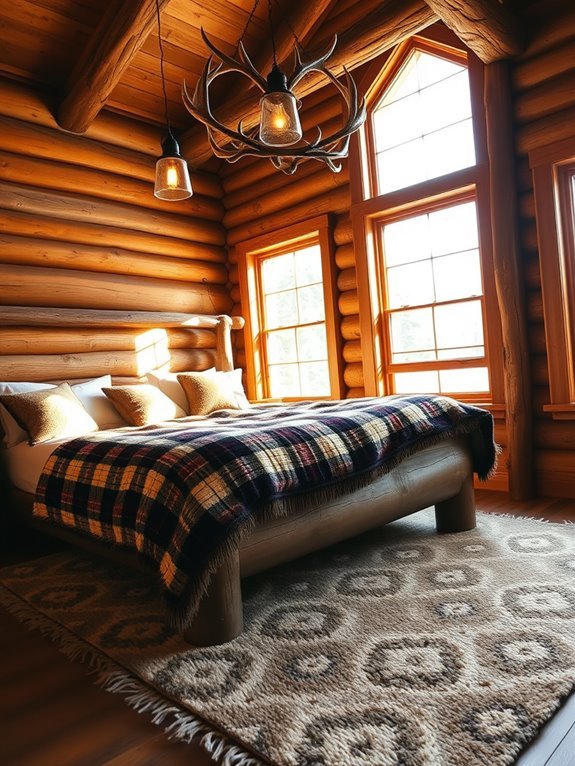 cozy rustic retreat ambiance