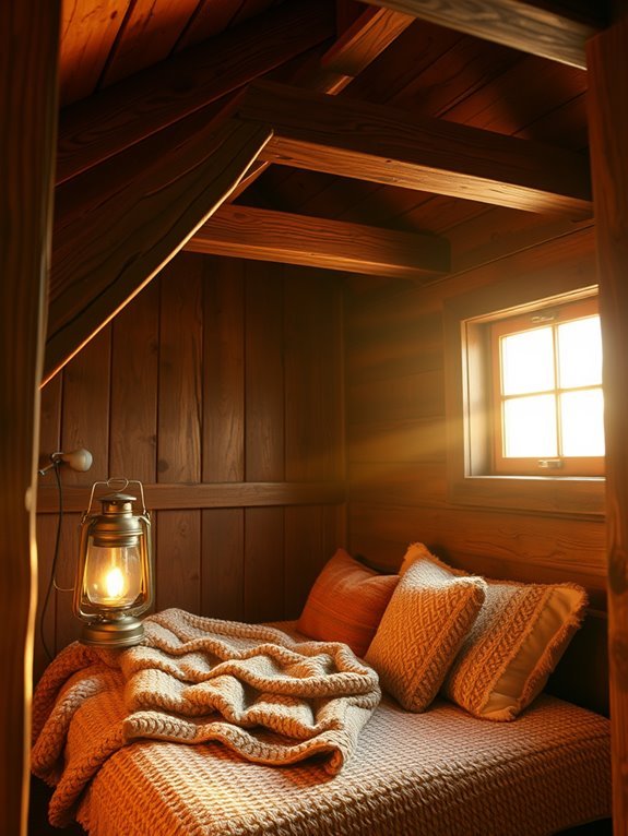 cozy rustic wooden getaway