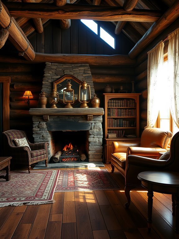 cozy rustic woodland escape
