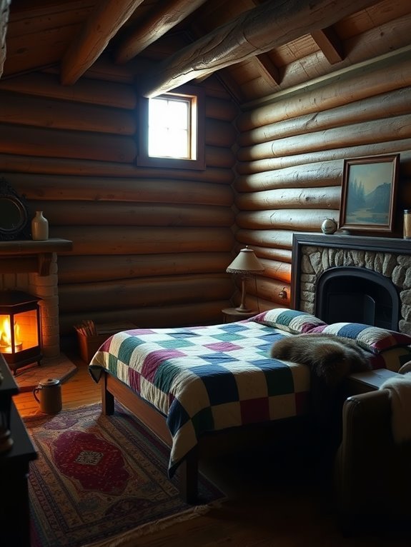 cozy rustic woodland retreat