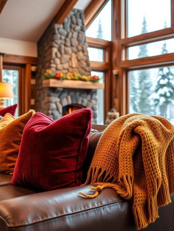 cozy seasonal decor accents