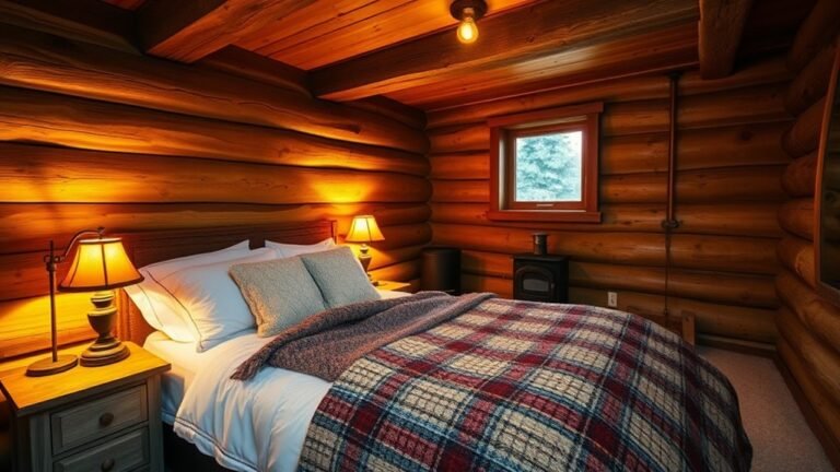 cozy small cabin bedrooms