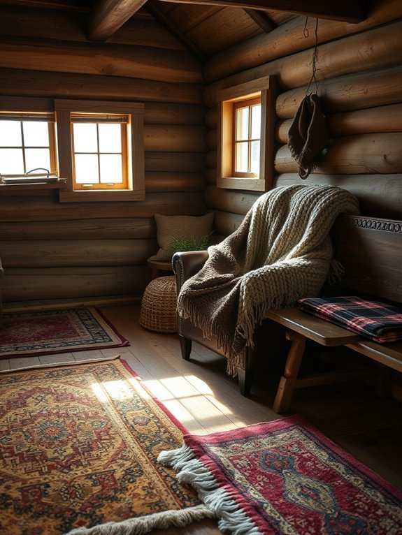 cozy soft inviting materials