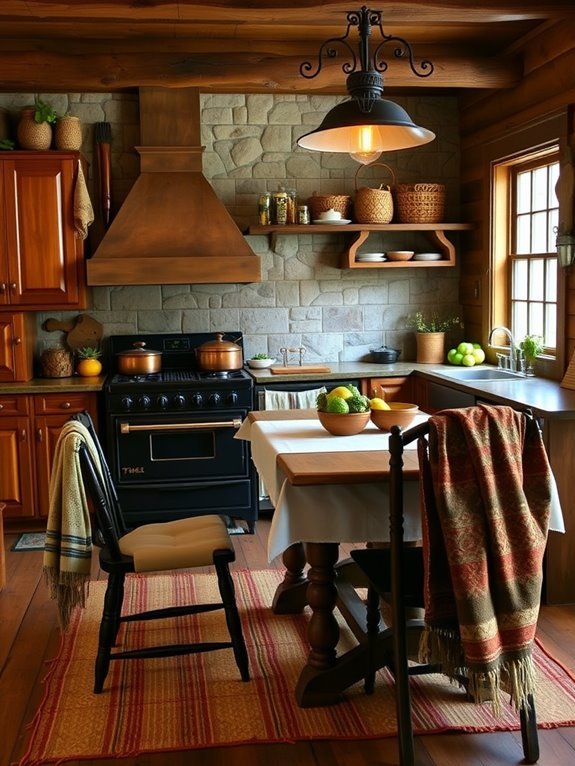 cozy textiles and accents