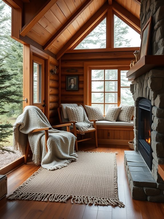 cozy textiles enhance comfort