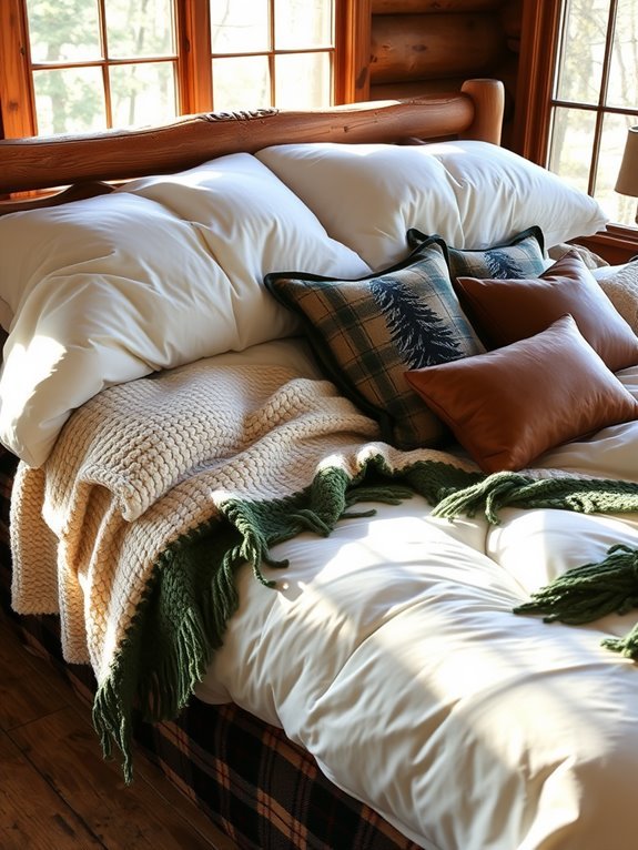 cozy warm down bedding