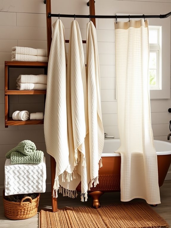 cozy welcoming bath linens