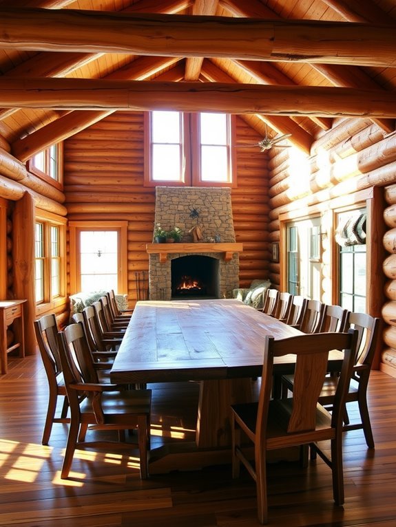 cozy welcoming dining space