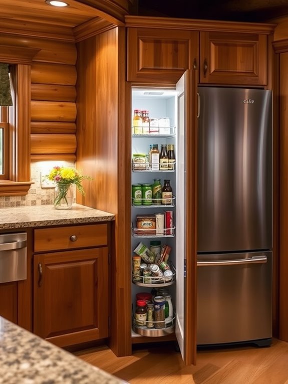 create a pull out storage