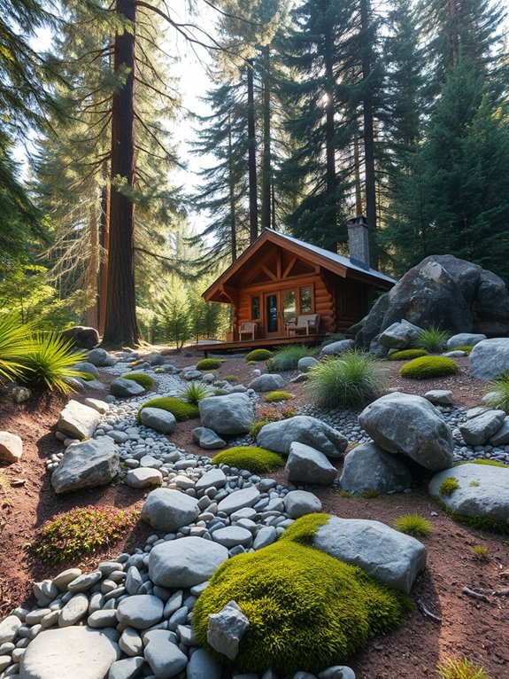 create a stone garden