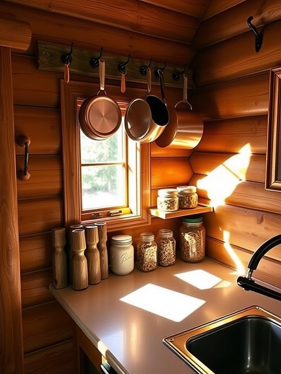 creative backsplash storage solutions