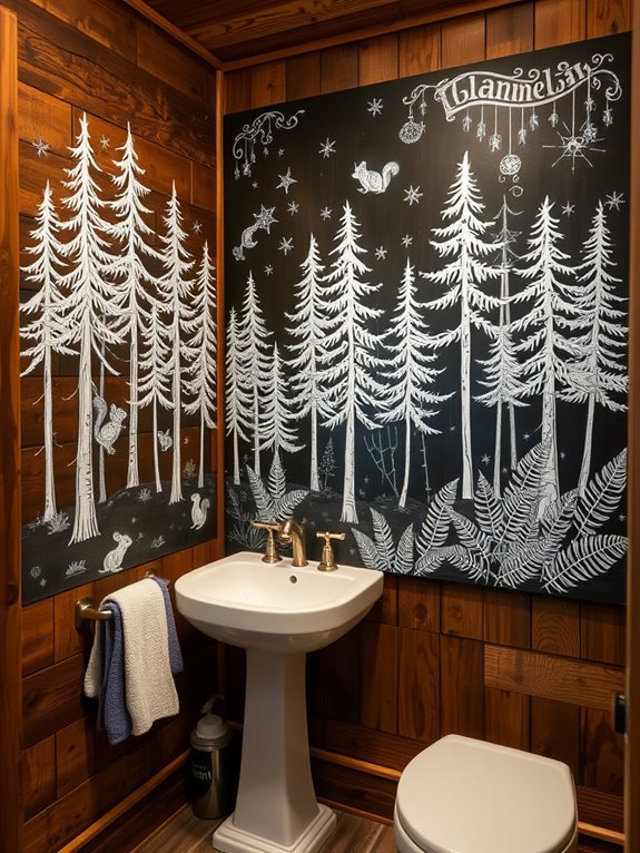 creative chalkboard illustrations