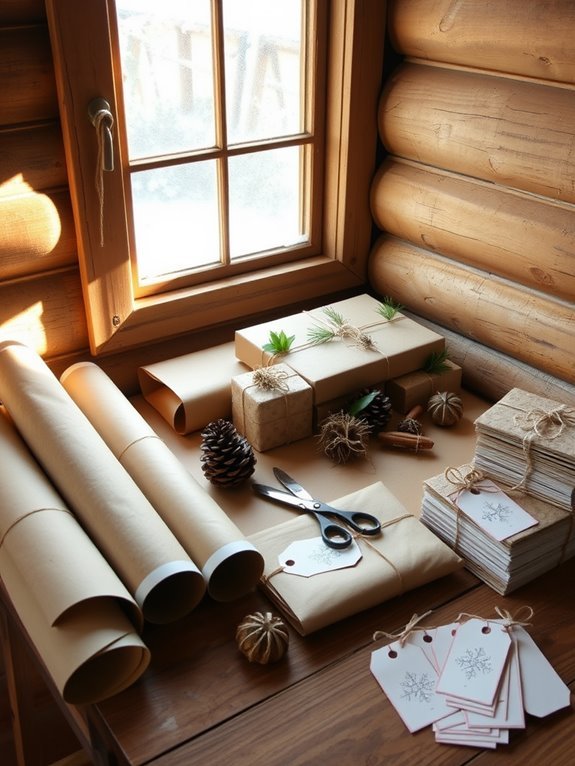 creative homemade gift wrap