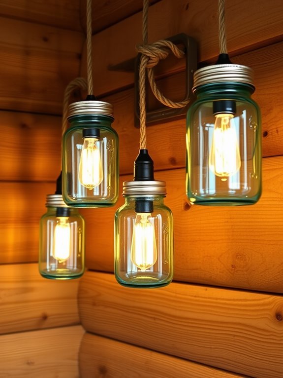 creative mason jar illumination