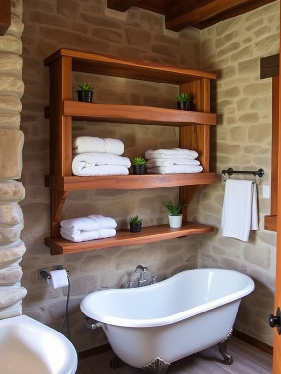 creative open shelving solutions