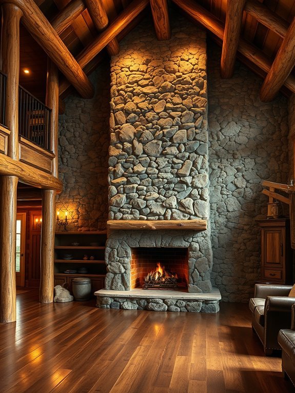 creative stone wall art