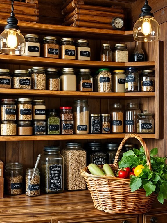 customizable chalkboard label stickers