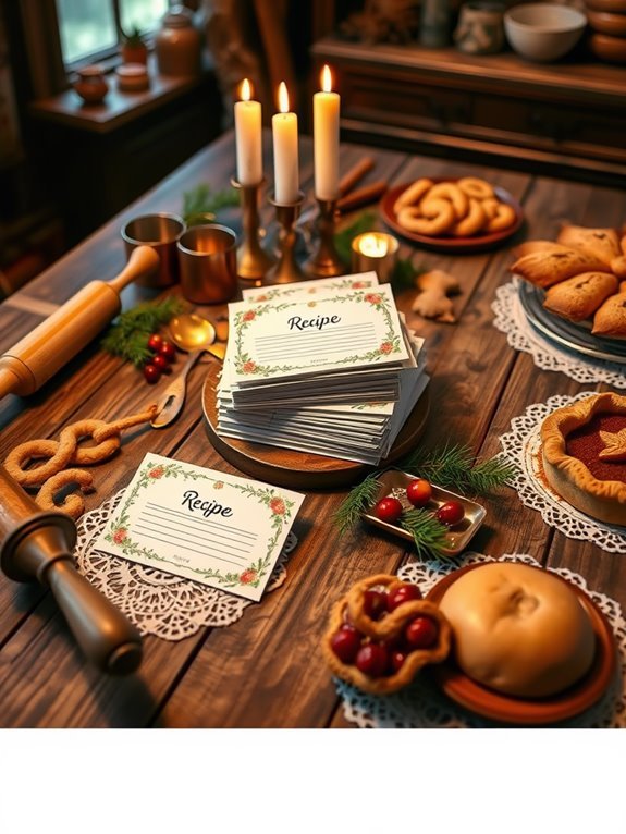customizable culinary recipe cards