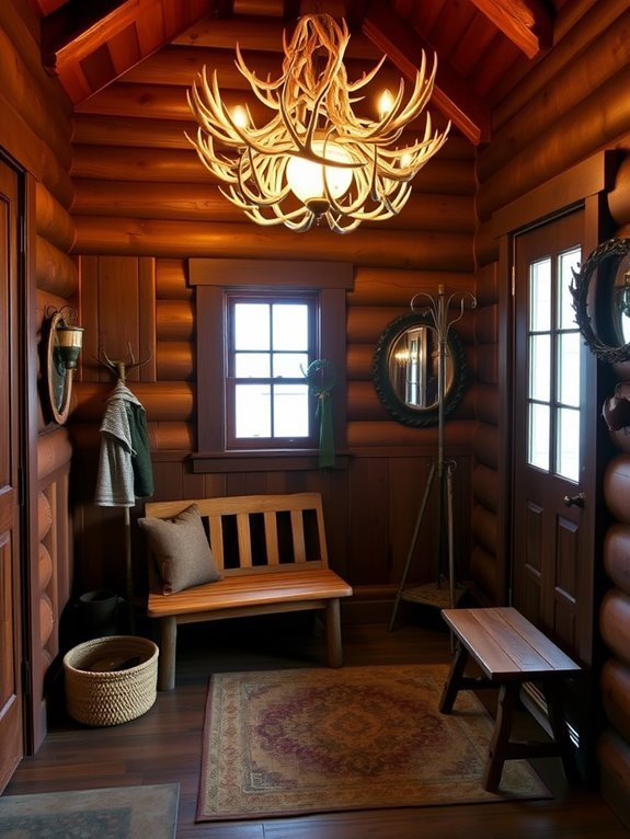 decorative antler inspired accents