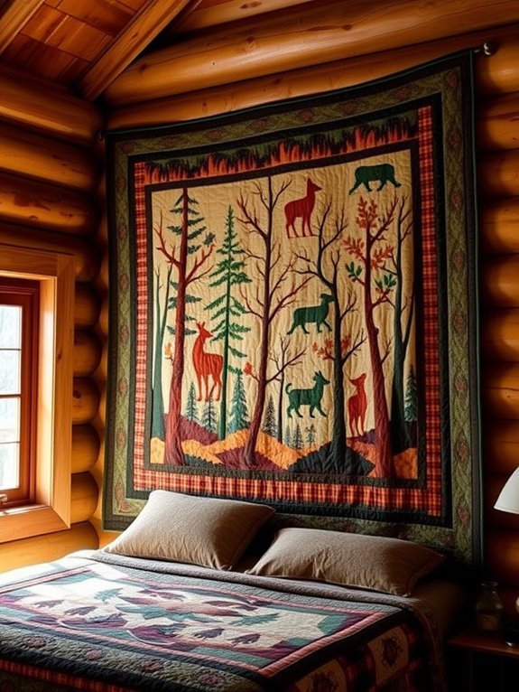 decorative fabric art pieces